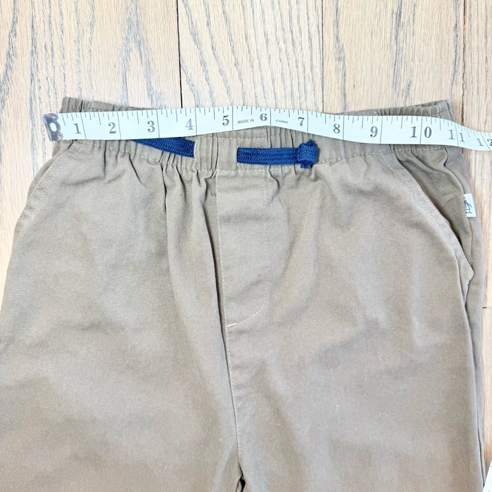 An Original Penguin Boys Khaki Elasticized Waist Jogger Pants with Pockets Sz 7Y - Picture 8 of 13